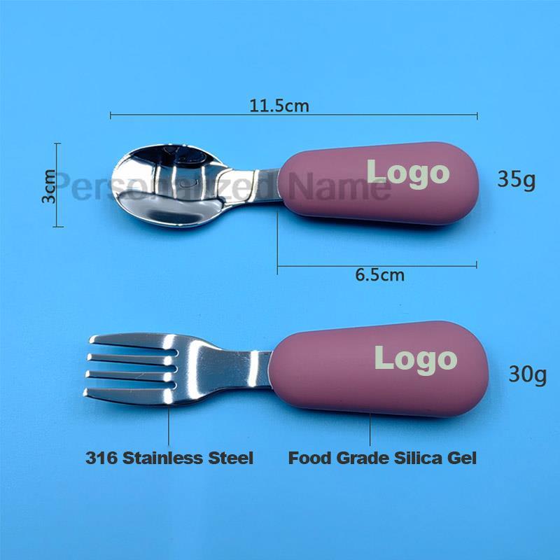 Custom Logo 2PC/Set Baby Silic - Baby Food Logo avis et prix