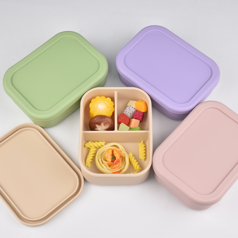 3-Compartment Food Grade Silic - Baby Food In Jar avis et prix