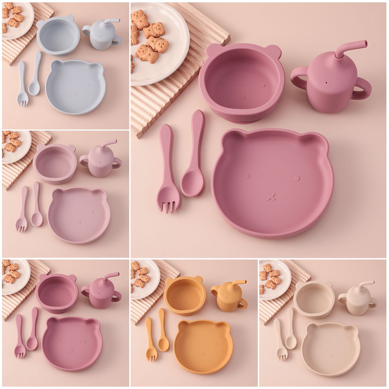 Color Kids 5PCS Silicone Feedi - Baby Food Kit avis et prix