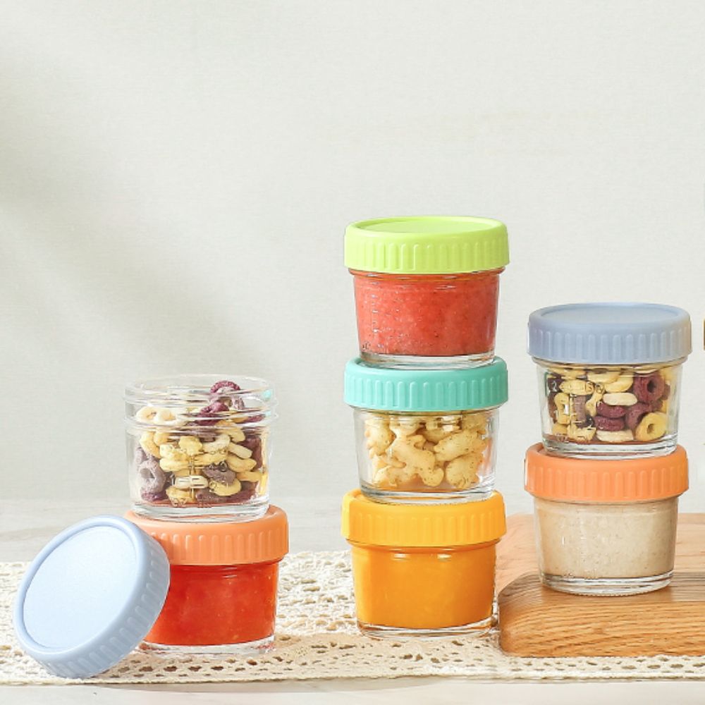 6pcs Mason Jar Glass Baby Food - Baby Food In Jar avis et prix