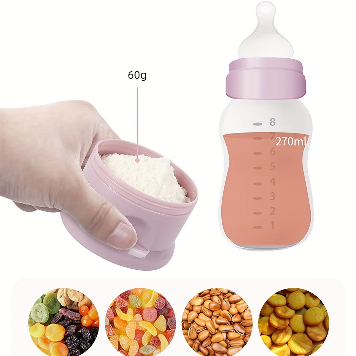 Large Capacity Baby Milk Powde - Baby Food In Jar avis et prix