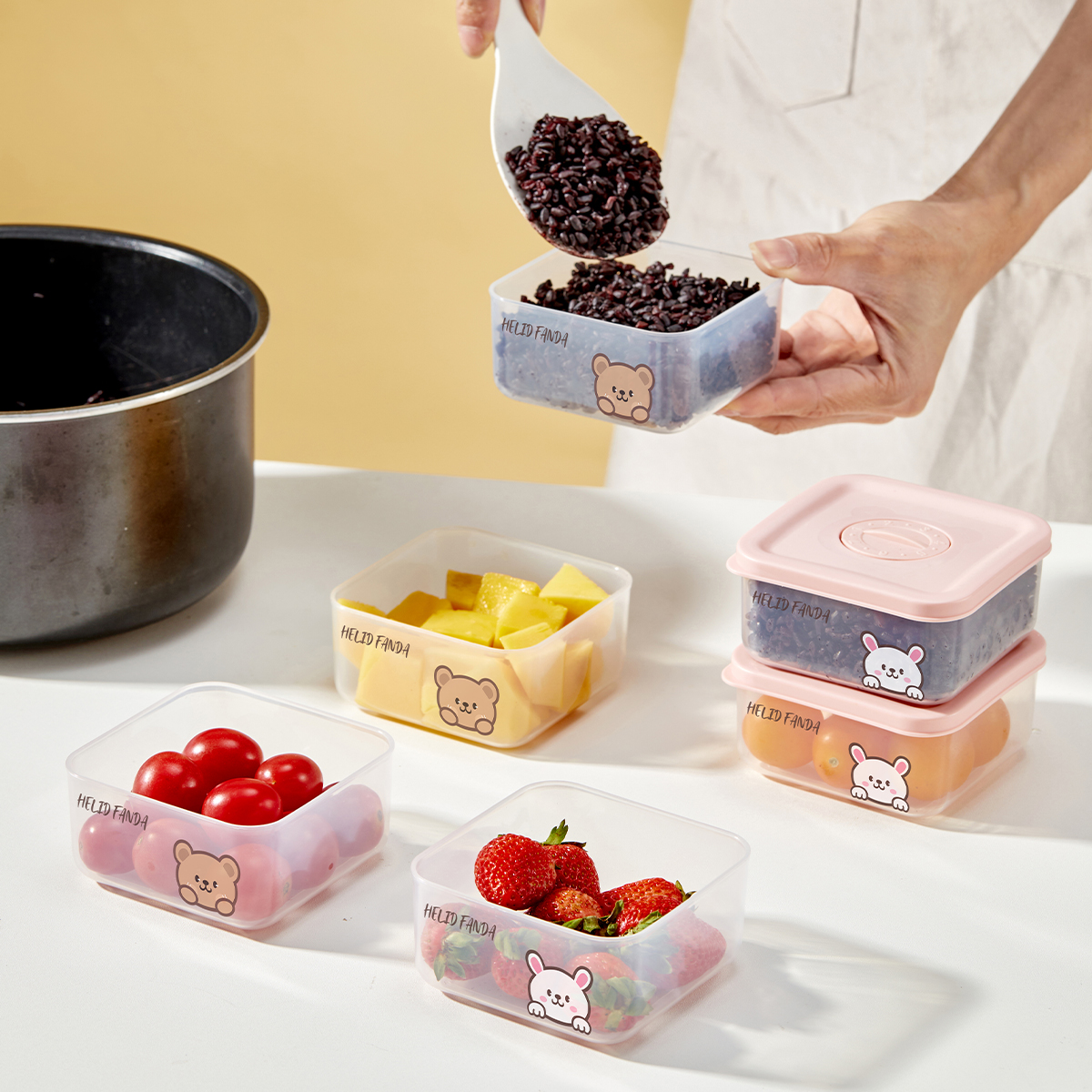 Mini Portable Plastic Food Con - Baby Food Fruits avis et prix