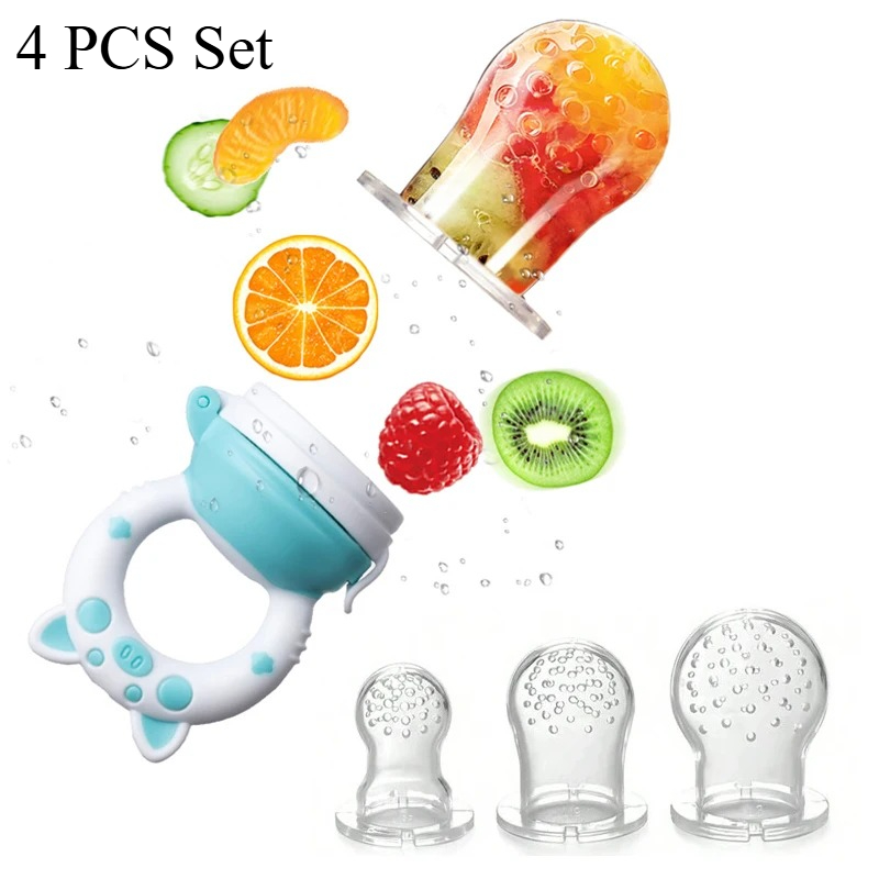 4pcs/set Silicone Fruit & Vege - Baby Food Kit avis et prix