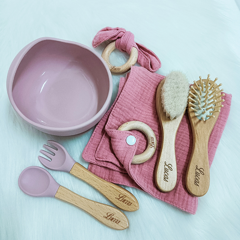 7PCS/Set Personalized Name Bab - Baby Food Kit avis et prix