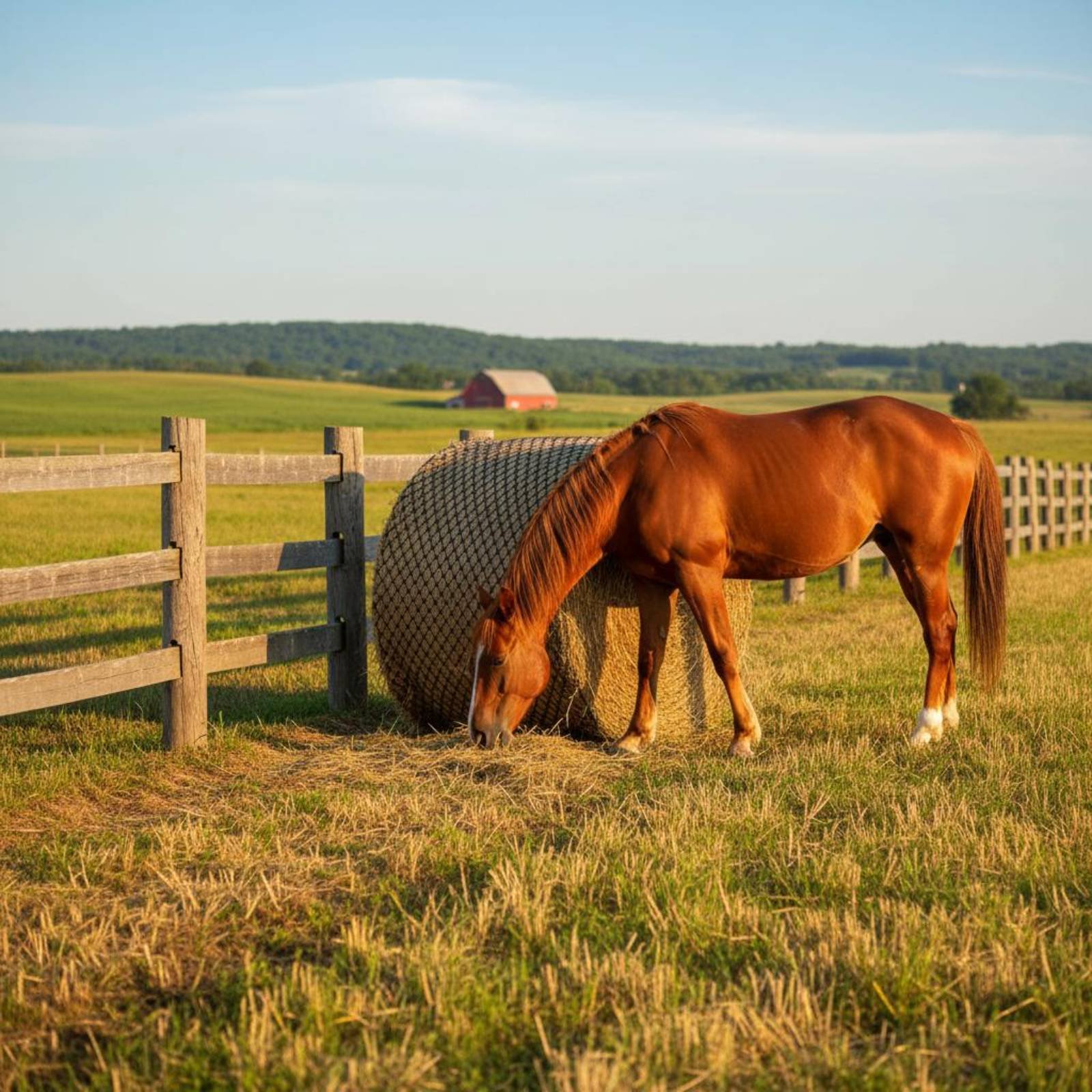 Large Hay Net Bag Long-Lasting - Mesh Feeder Bag avis et prix