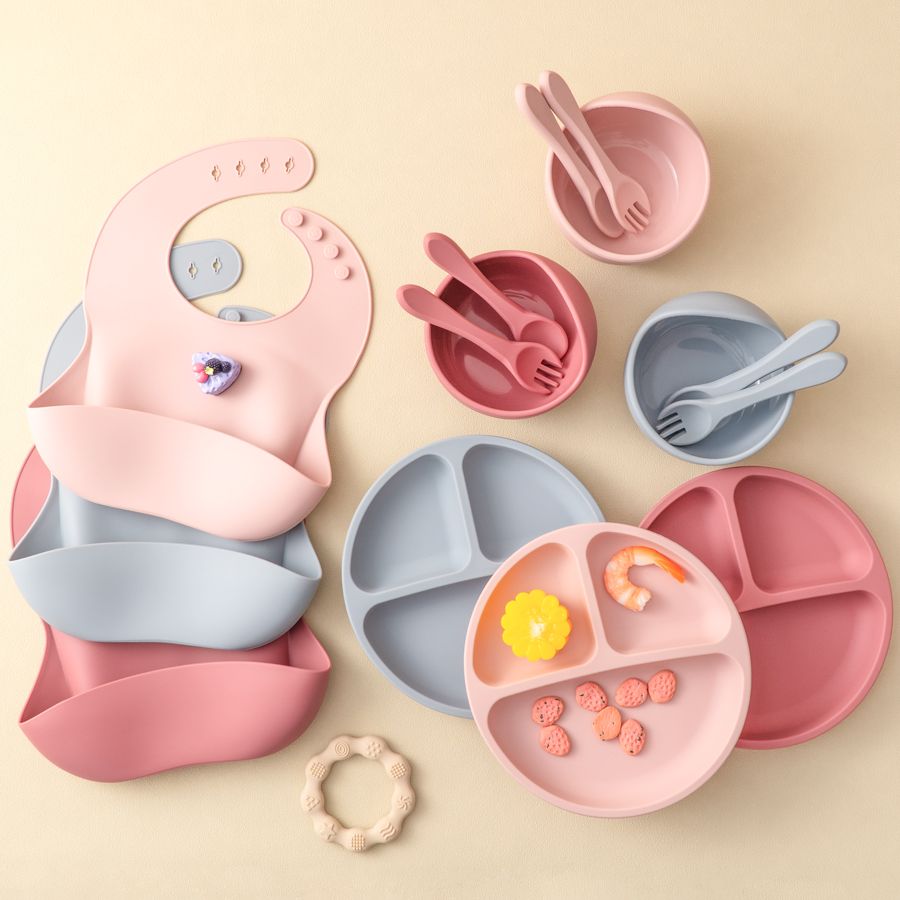 5Pcs Baby Silicone Feeding Set - Baby Food Kit avis et prix