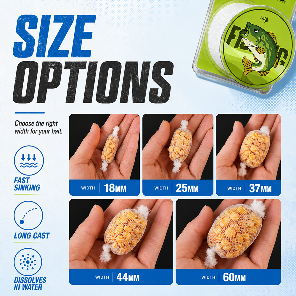 ZUKIBO NEW PVA Bait Feeder Bag - Mesh Feeder Bag avis et prix