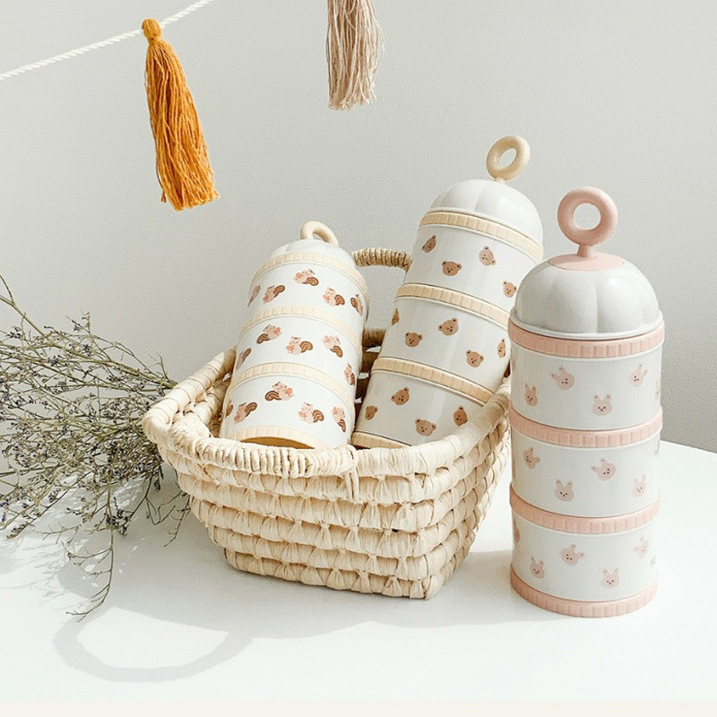 Cute Bear Milk Powder Box Baby - Baby Food In Jar avis et prix