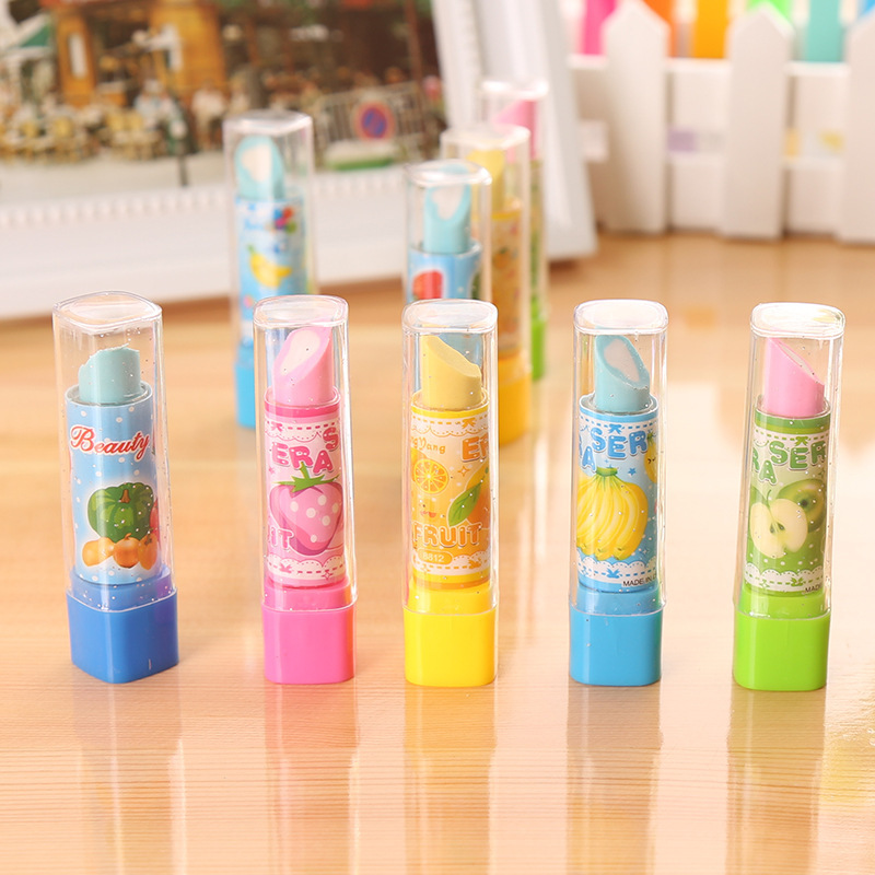 10Pcs Cartoon Fruit Lipstick S - Baby Food Fruits avis et prix