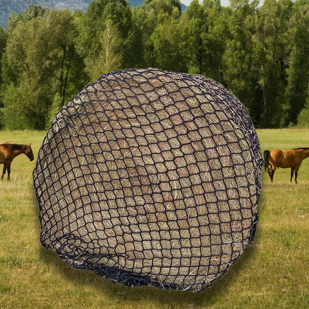 Large Mesh Slow Feed Hay Net H - Mesh Feeder Bag avis et prix