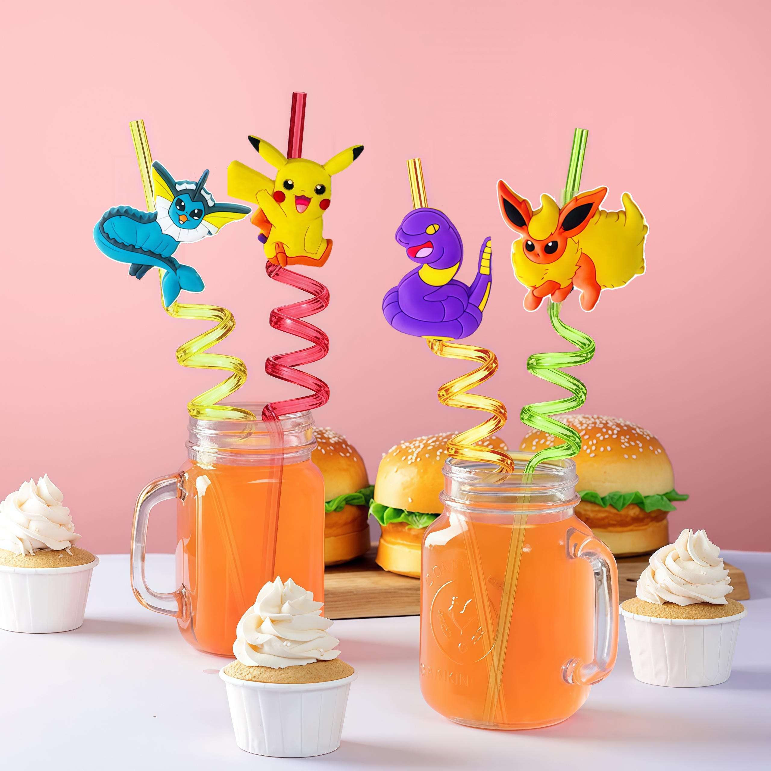 Pokemon Birthday Straws Birthd - Baby Food Fruits avis et prix
