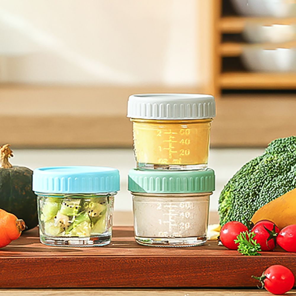 6pcs Mason Jar Glass Baby Food - Baby Food In Jar avis et prix