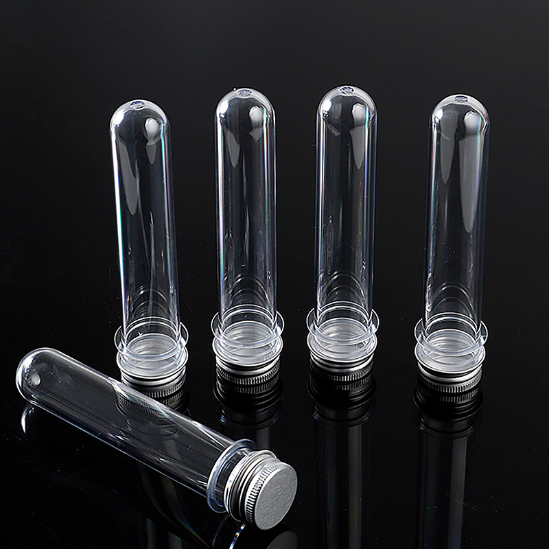 1/5Pcs Plastic Lab Test Tubes  - Baby Food In Jar avis et prix