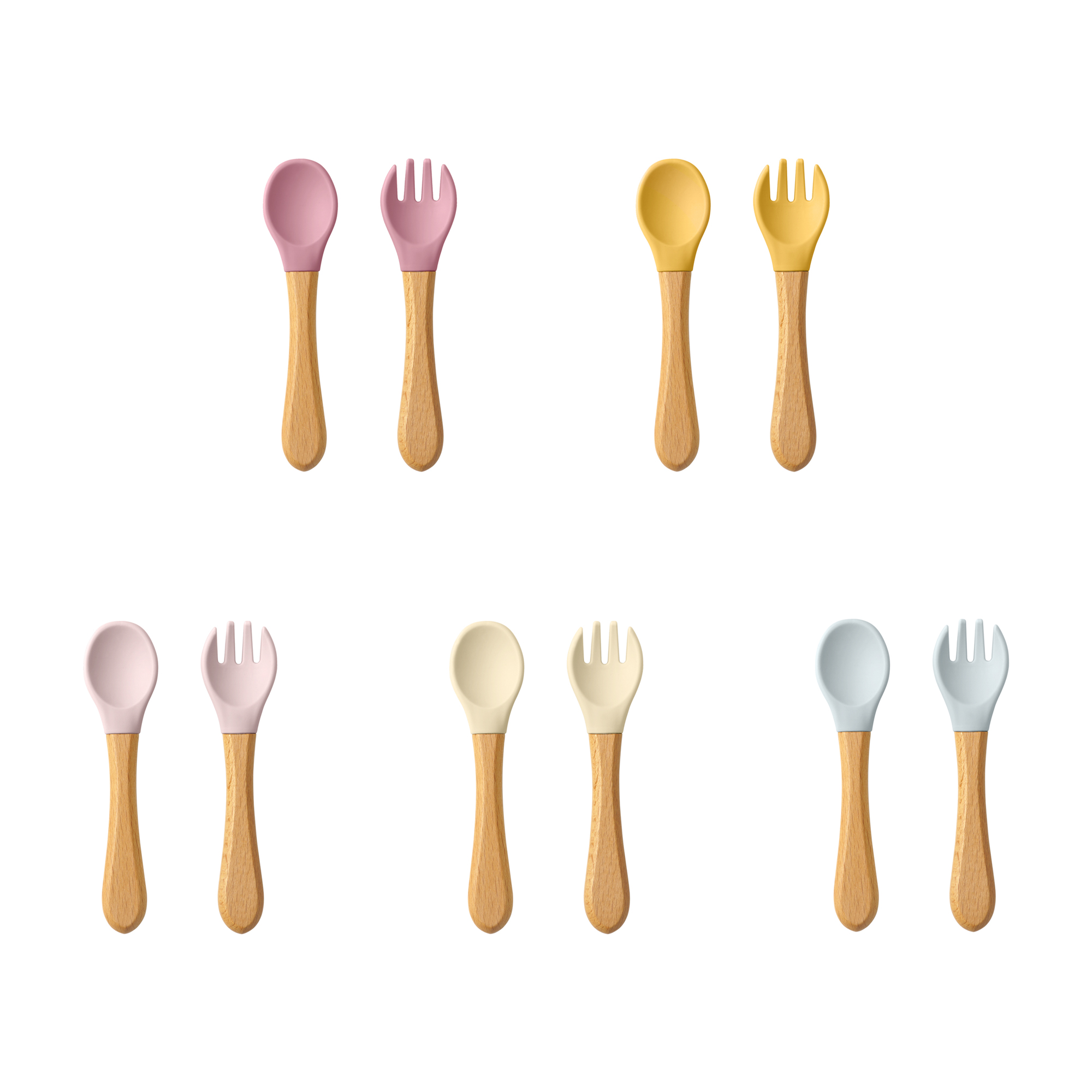 2PCS Baby Learning Spoons Uten - Baby Food Kit avis et prix