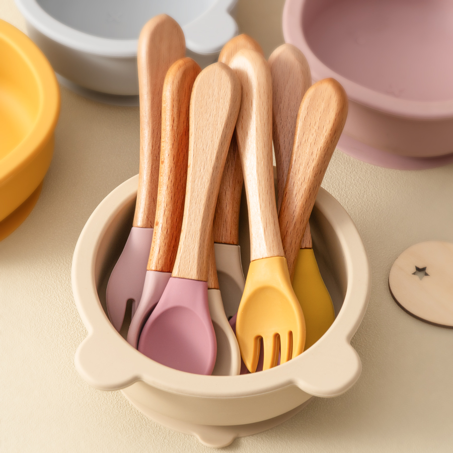 2PCS Baby Learning Spoons Uten - Baby Food Kit avis et prix