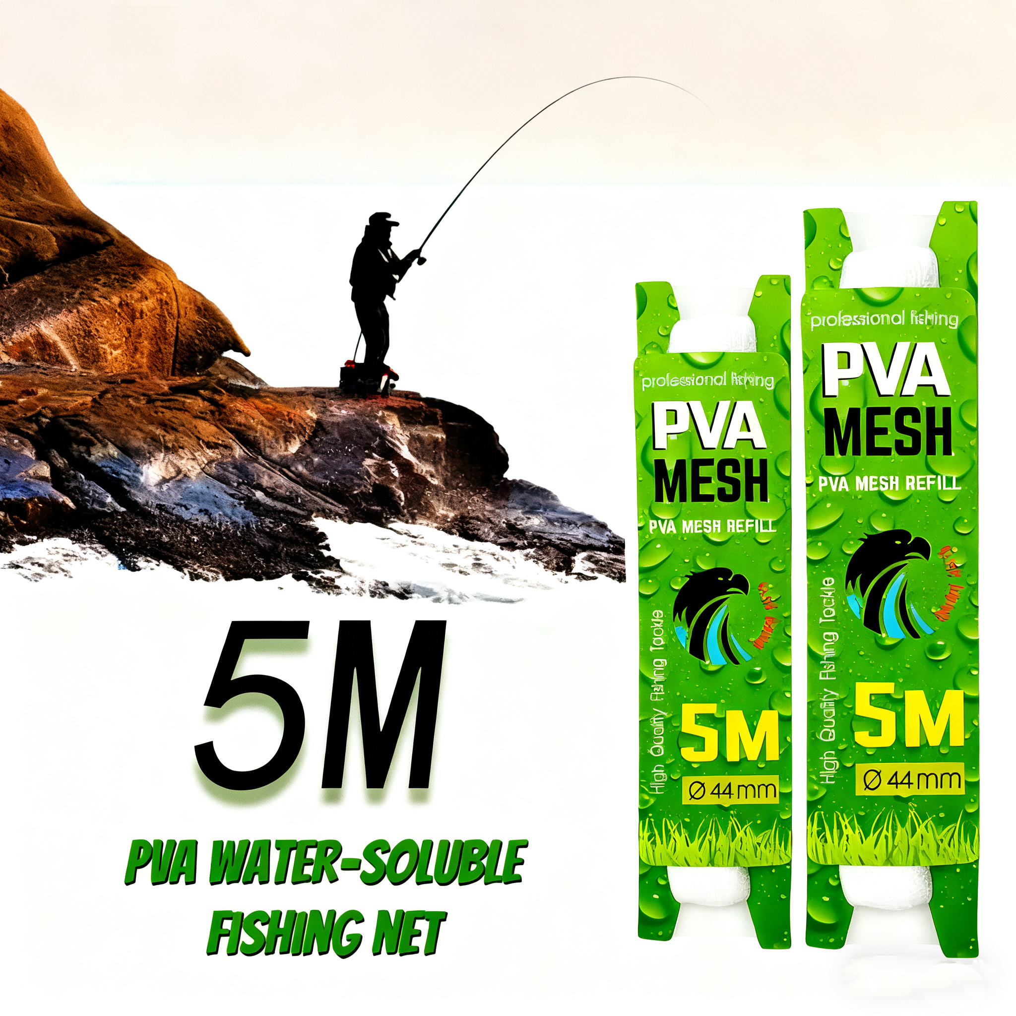 5M PVA Mesh Water-soluble Fish - Mesh Feeder Bag avis et prix